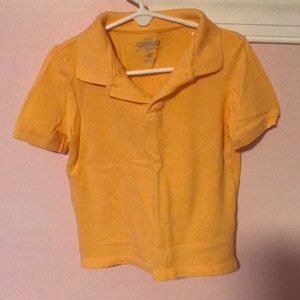 Golden yellow toddler polo